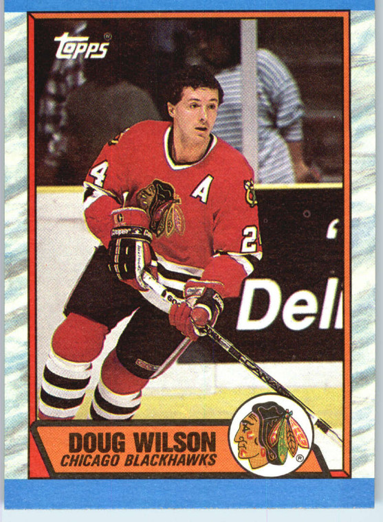 1989-90 Topps #112 Doug Wilson VG Chicago Blackhawks 