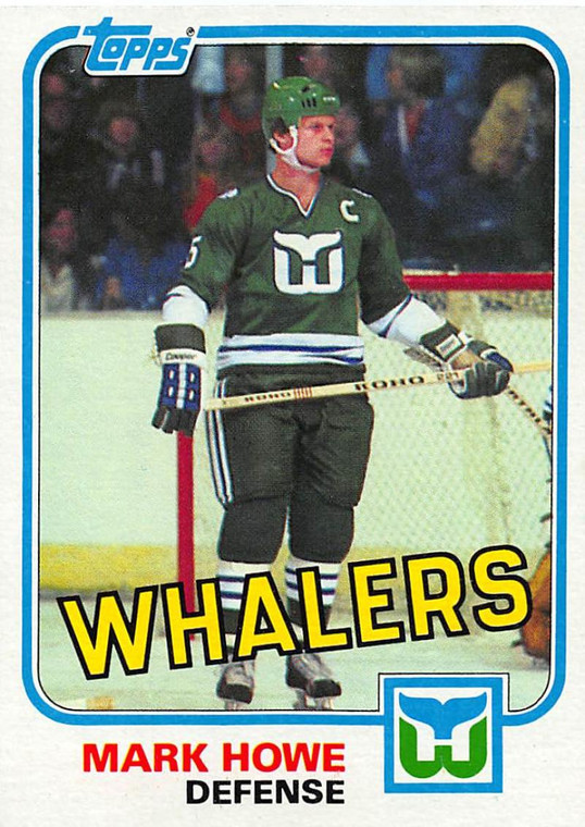 1981-82 Topps #E82 Mark Howe VG Hartford Whalers 