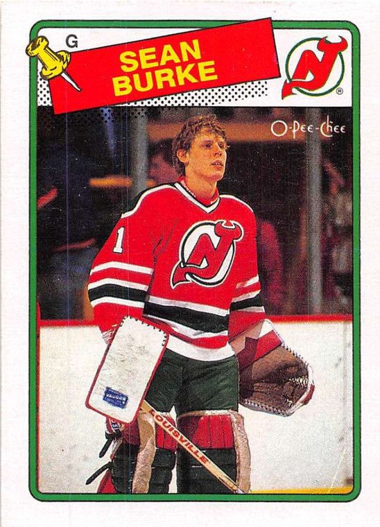 1988-89 O-Pee-Chee #94 Sean Burke VG RC Rookie New Jersey Devils 