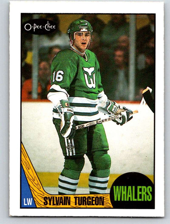 SOLD 183562 1987-88 O-Pee-Chee #70 Sylvain Turgeon VG Hartford Whalers 