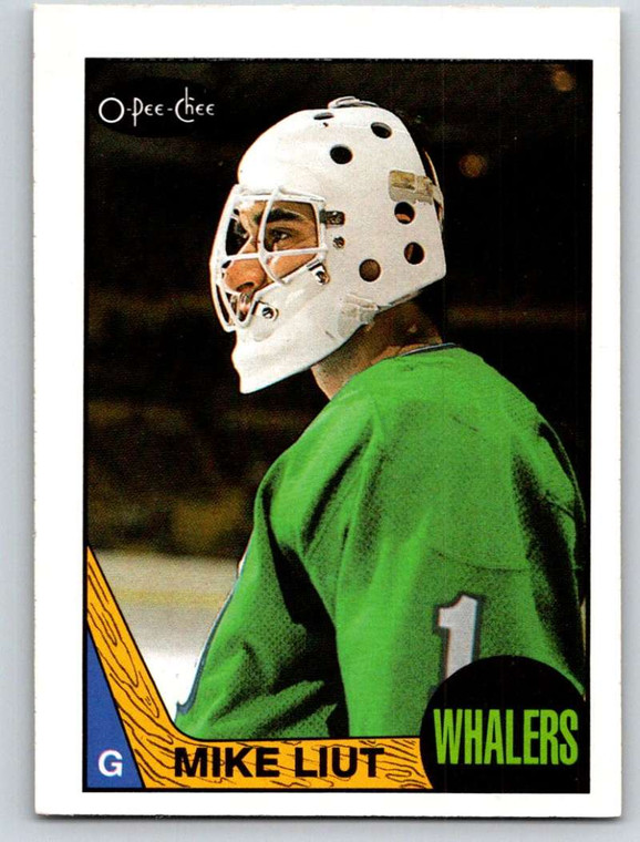 SOLD 183644 1987-88 O-Pee-Chee #152 Mike Liut VG Hartford Whalers 