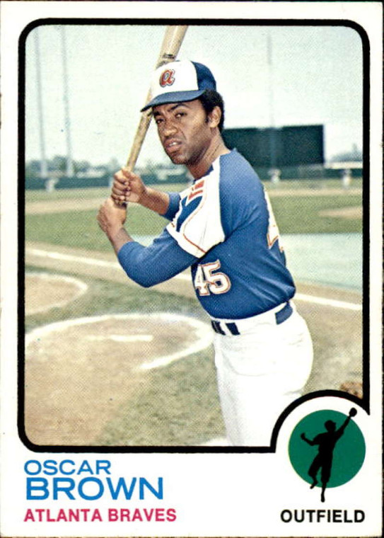 1973 Topps #312 Oscar Brown VG Atlanta Braves 