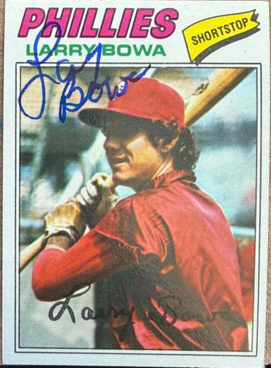 Larry Bowa Autographed 1977 Topps #310