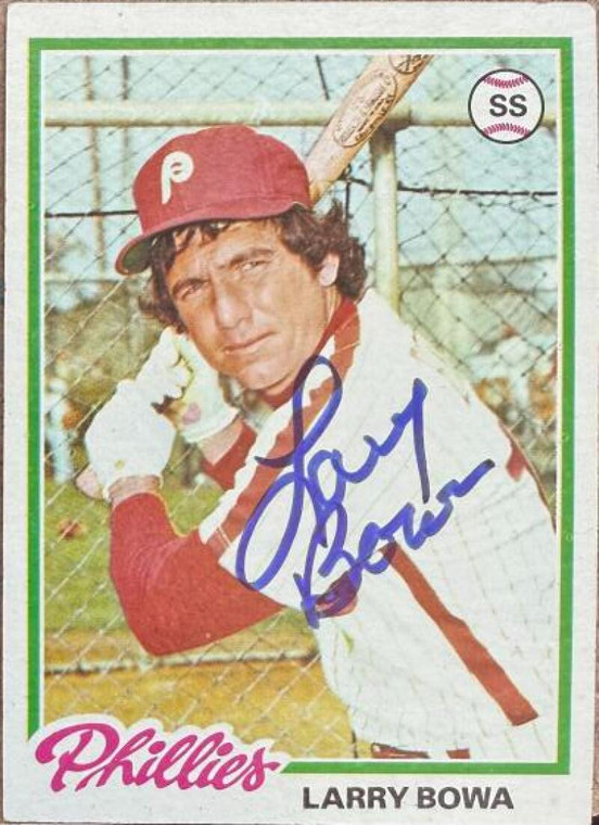 Larry Bowa Autographed 1978 Topps #90