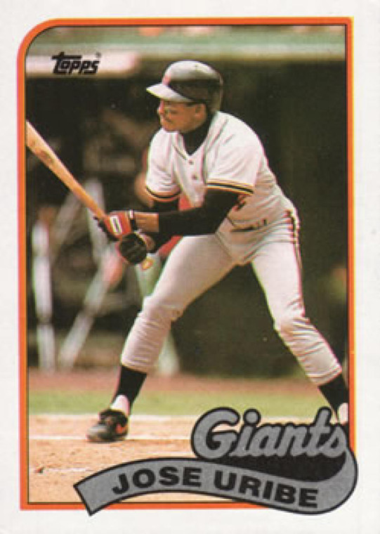 1989 Topps #753 Jose Uribe NM-MT San Francisco Giants 