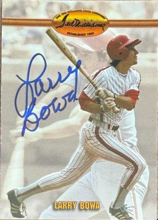 Larry Bowa Autographed 1993 Ted Williams #71 