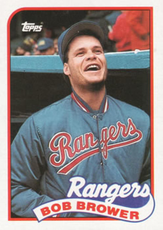 1989 Topps #754 Bob Brower NM-MT Texas Rangers 