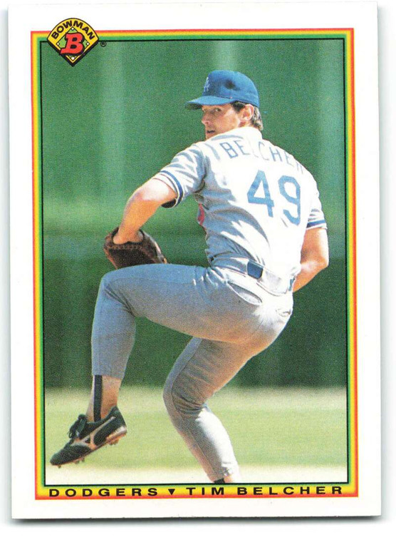 1990 Bowman #85 Tim Belcher VG Los Angeles Dodgers 