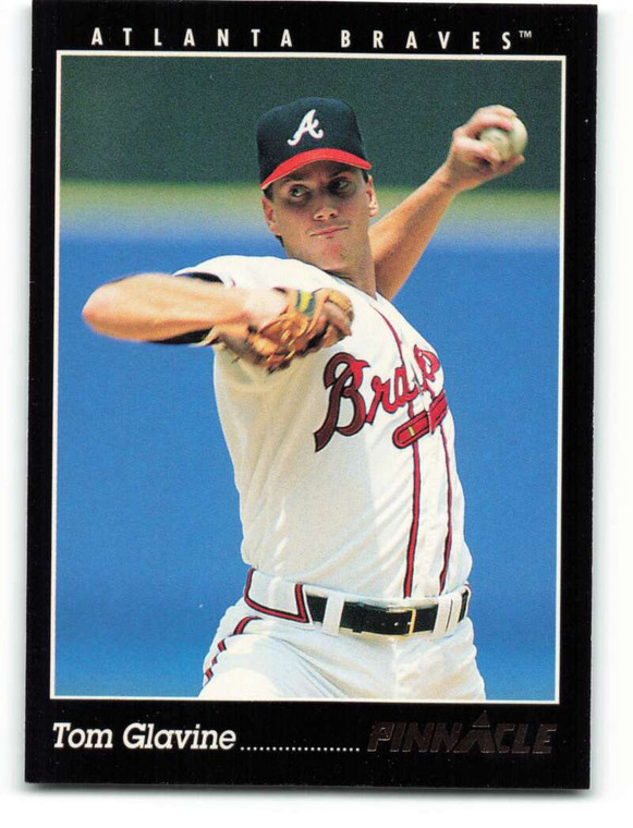 1993 Pinnacle #90 Tom Glavine VG Atlanta Braves 
