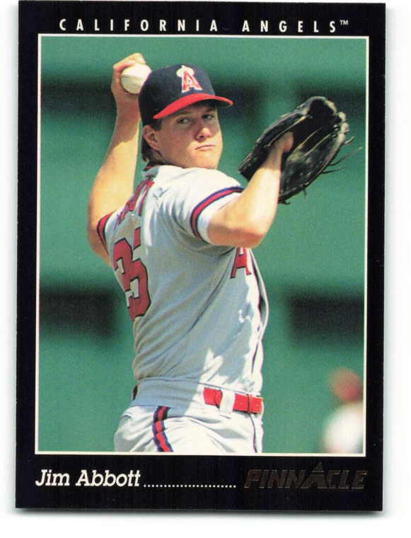 1993 Pinnacle #11 Jim Abbott VG California Angels 