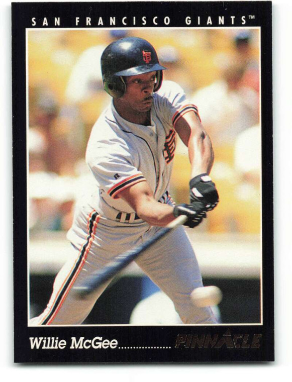 1993 Pinnacle #39 Willie McGee VG San Francisco Giants 