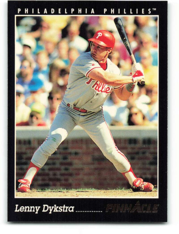 1993 Pinnacle #45 Lenny Dykstra VG Philadelphia Phillies 