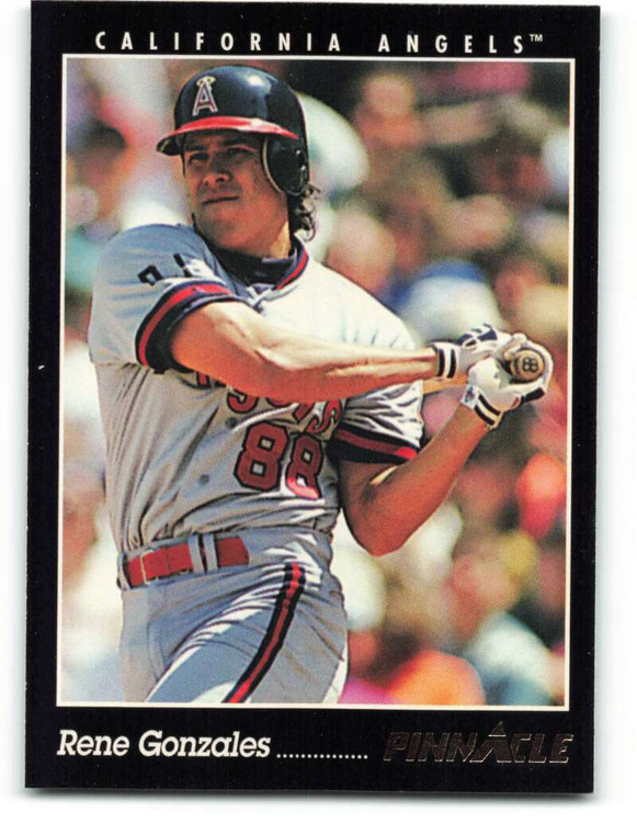 1993 Pinnacle #55 Rene Gonzales VG California Angels 