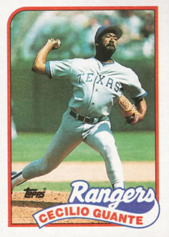 1989 Topps #766 Cecilio Guante NM-MT Texas Rangers 