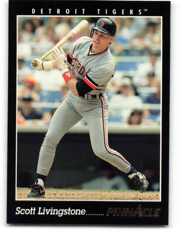 1993 Pinnacle #106 Scott Livingstone VG Detroit Tigers 
