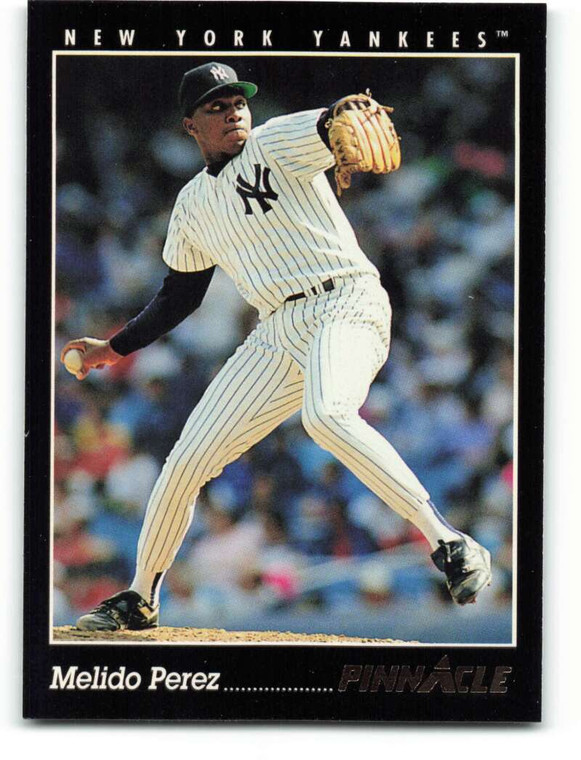 1993 Pinnacle #109 Melido Perez VG New York Yankees 