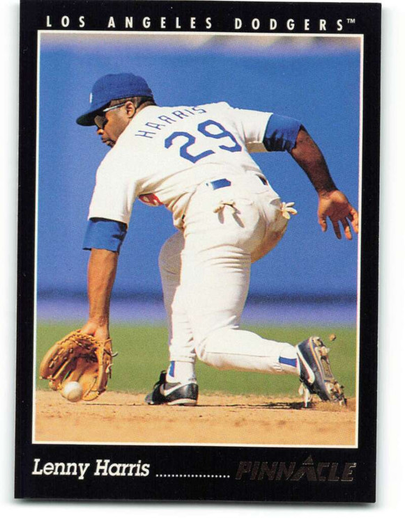 1993 Pinnacle #119 Lenny Harris VG Los Angeles Dodgers 