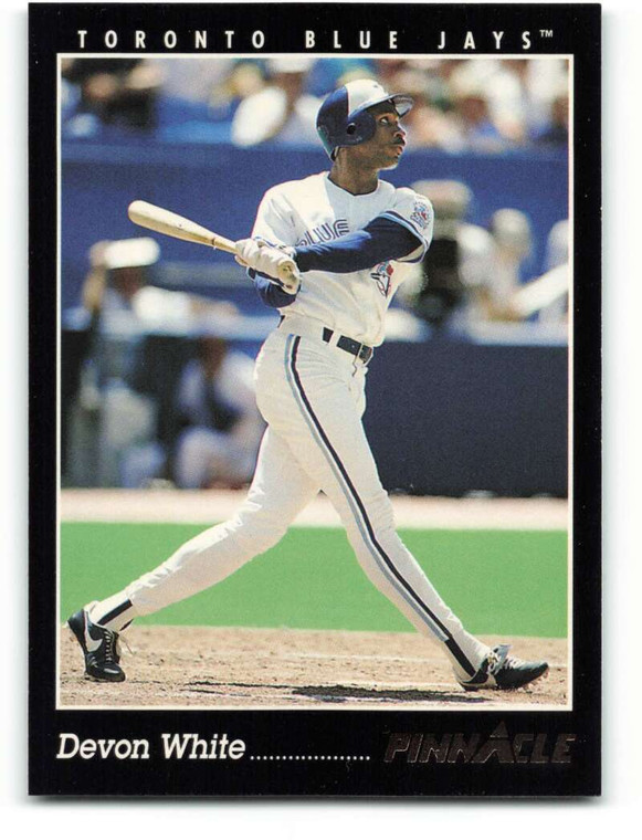 1993 Pinnacle #138 Devon White VG Toronto Blue Jays 