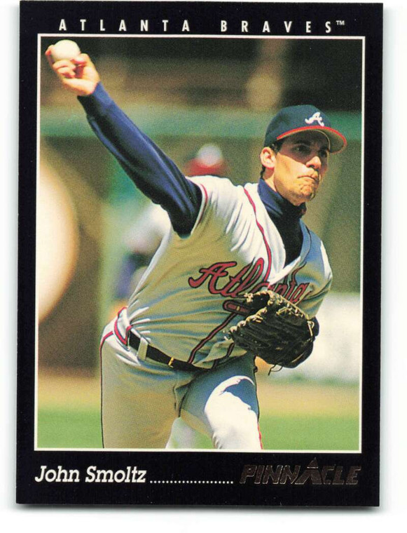 1993 Pinnacle #143 John Smoltz VG Atlanta Braves 