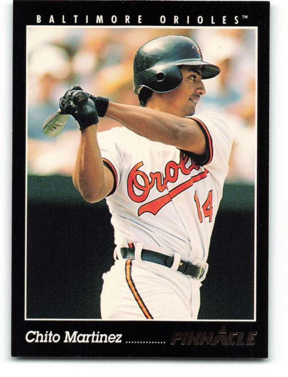 1993 Pinnacle #214 Chito Martinez VG Baltimore Orioles 