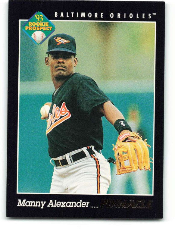 1993 Pinnacle #244 Manny Alexander VG Baltimore Orioles 