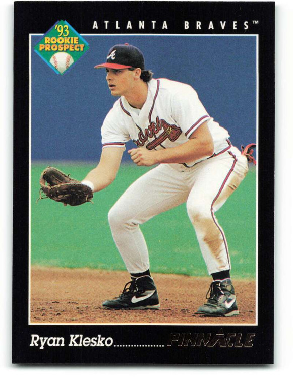 1993 Pinnacle #251 Ryan Klesko VG Atlanta Braves 