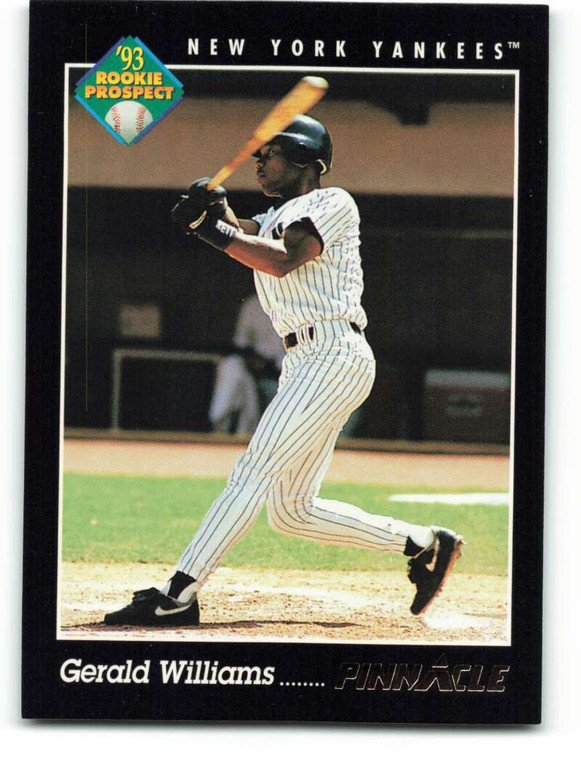 1993 Pinnacle #266 Gerald Williams VG New York Yankees 