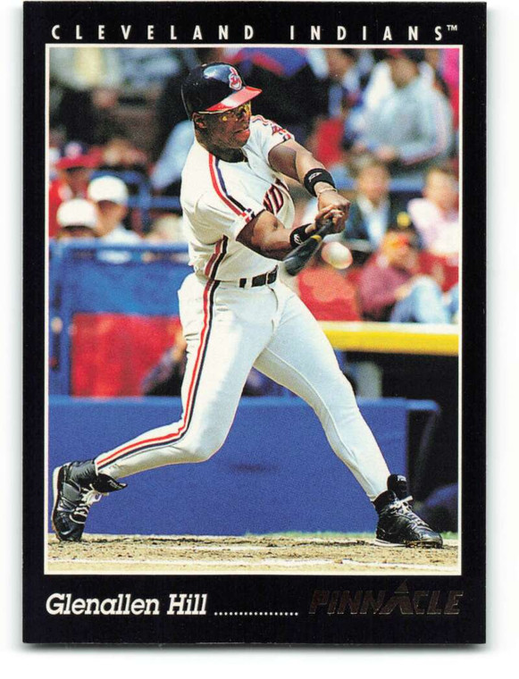 1993 Pinnacle #123 Glenallen Hill VG Cleveland Indians 