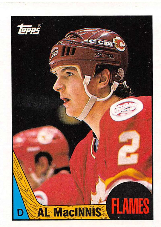 1987-88 Topps #72 Al MacInnis VG  Calgary Flames 