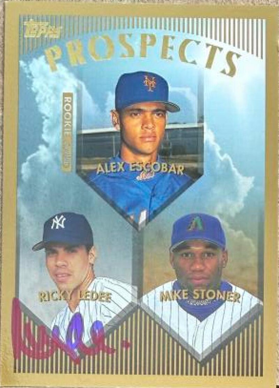 Ricky Ledee Autographed 1999 Topps #206 PROS