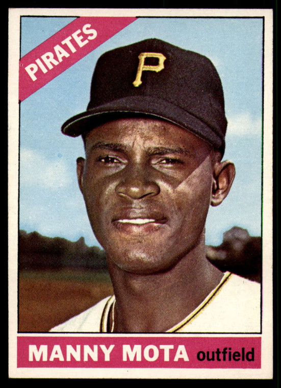 1966 Topps #112 Manny Mota VG Pittsburgh Pirates 