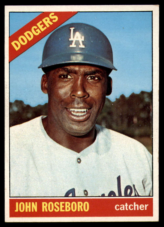 1966 Topps #189 John Roseboro VG Los Angeles Dodgers 