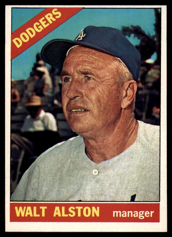 1966 Topps #116 Walt Alston MG VG Los Angeles Dodgers 