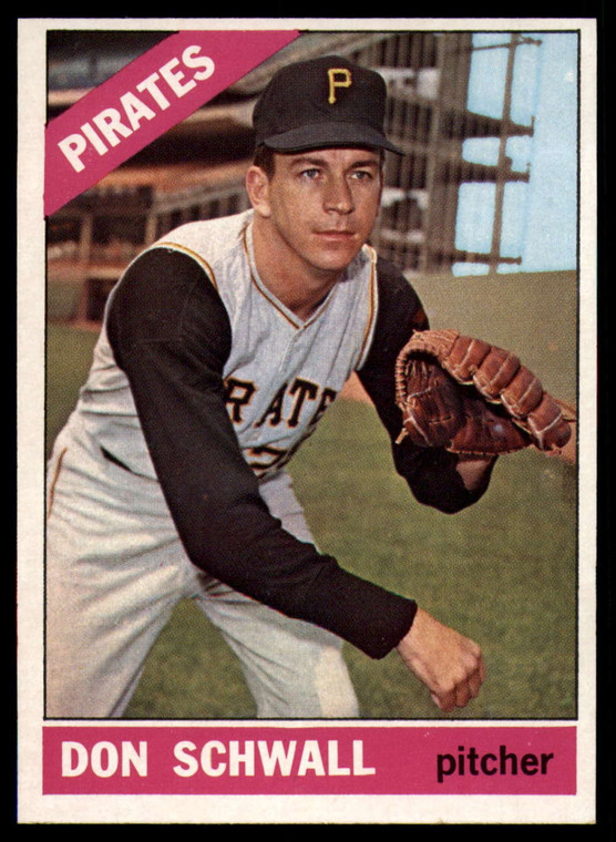 1966 Topps #144 Don Schwall VG Pittsburgh Pirates 