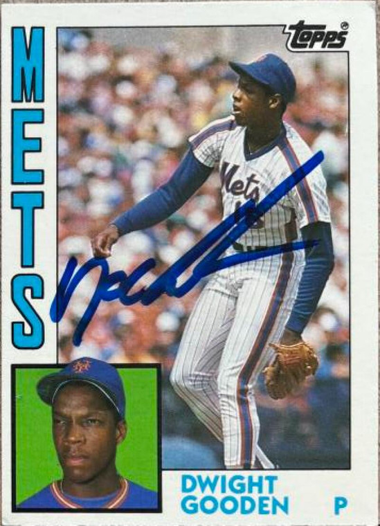 Dwight Gooden Autographed 1984 Topps Traded #42T Rookie Card