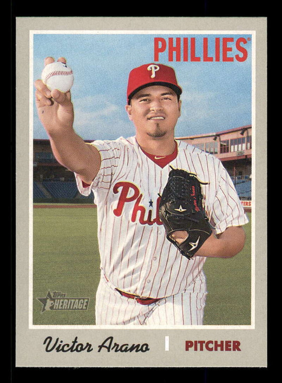 2019 Topps Heritage #168 Victor Arano NM-MT  Philadelphia Phillies 