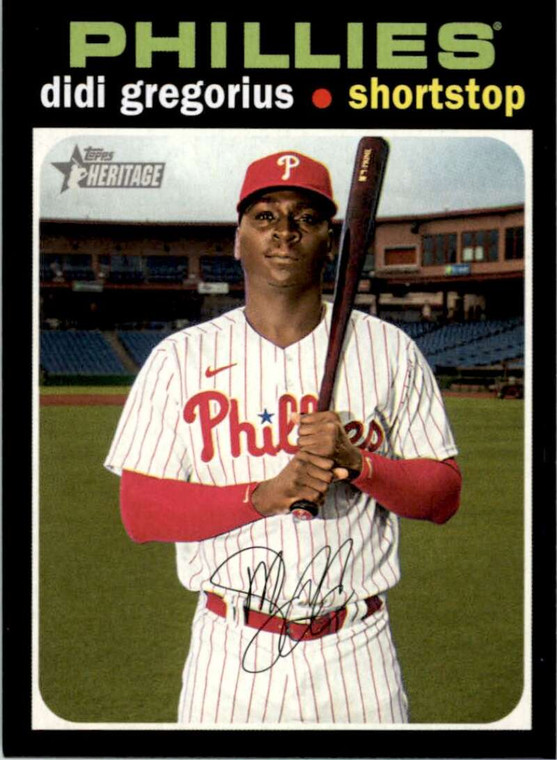 2020 Topps Heritage High Number #563 Didi Gregorius NM-MT  Philadelphia Phillies 