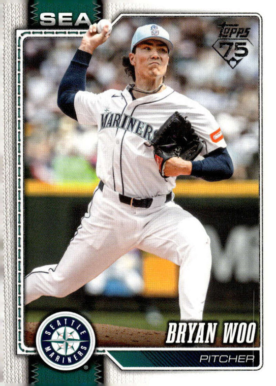 2026 Topps #62 Bryan Woo NM-MT Seattle Mariners 