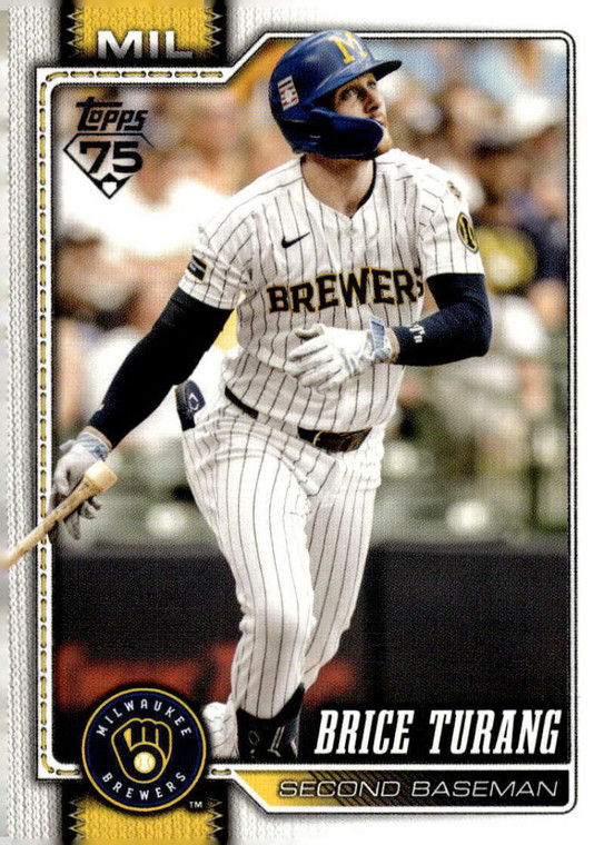 2026 Topps #105 Brice Turang NM-MT Milwaukee Brewers 