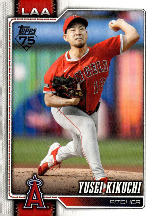 2026 Topps #173 Yusei Kikuchi NM-MT Los Angeles Angels 