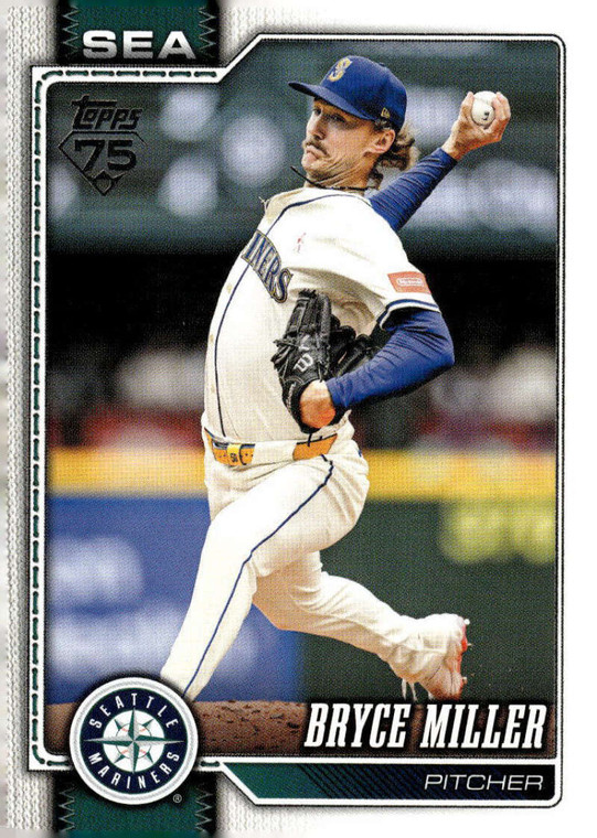 2026 Topps #331 Bryce Miller NM-MT Seattle Mariners 