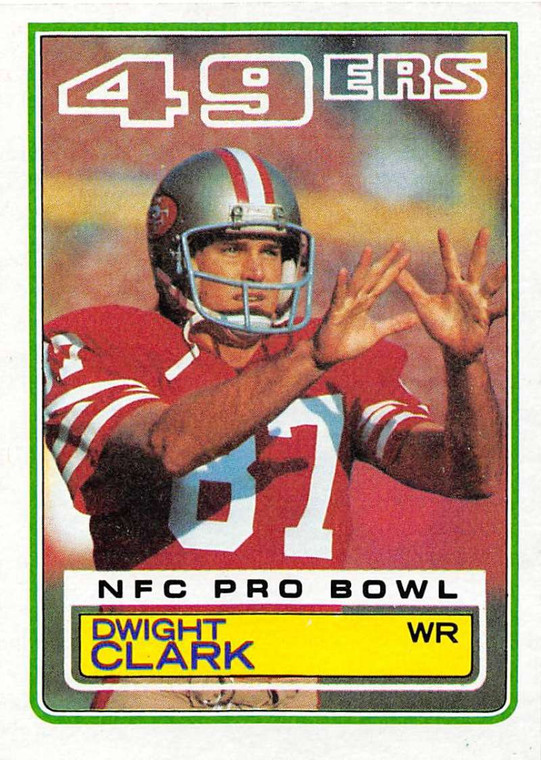 1983 Topps #164 Dwight Clark VG San Francisco 49ers 