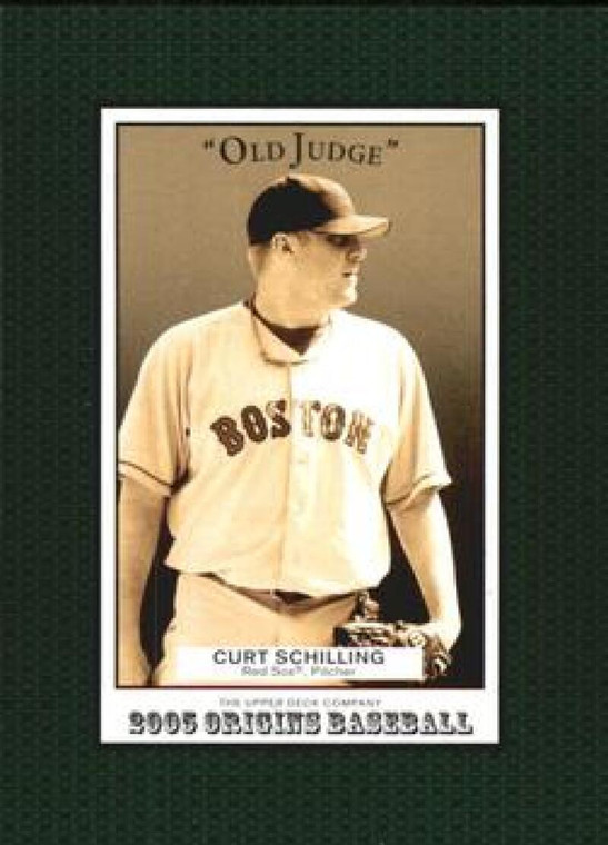 2005 UD Origins Old Judge #53 Curt Schilling NM-MT Boston Red Sox 