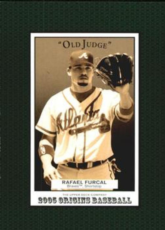 2005 UD Origins Old Judge #56 Rafael Furcal NM-MT Atlanta Braves 