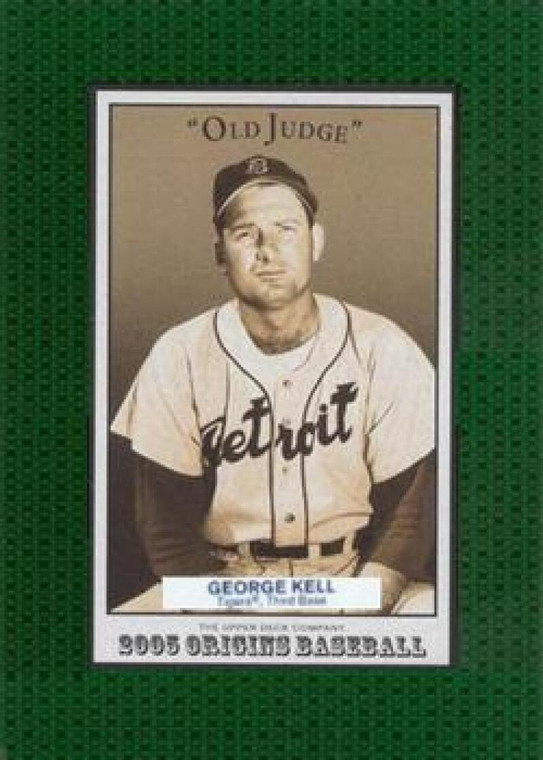 2005 UD Origins Old Judge #112 George Kell NM-MT Detroit Tigers 