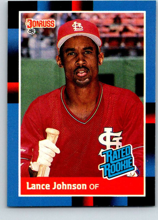 1988 Donruss #31 Lance Johnson NM-MT RC Rookie St. Louis Cardinals 