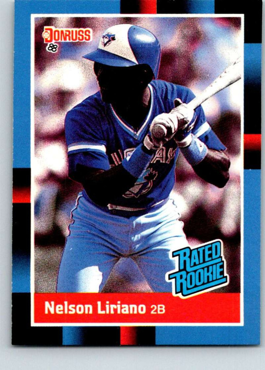 1988 Donruss #32 Nelson Liriano/ NM-MT RC Rookie Toronto Blue Jays 