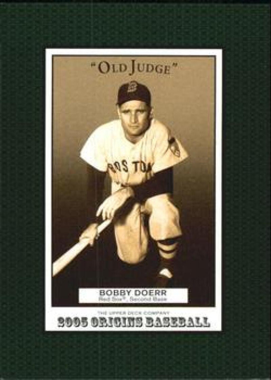 2005 UD Origins Old Judge #140 Bobby Doerr NM-MT Boston Red Sox 