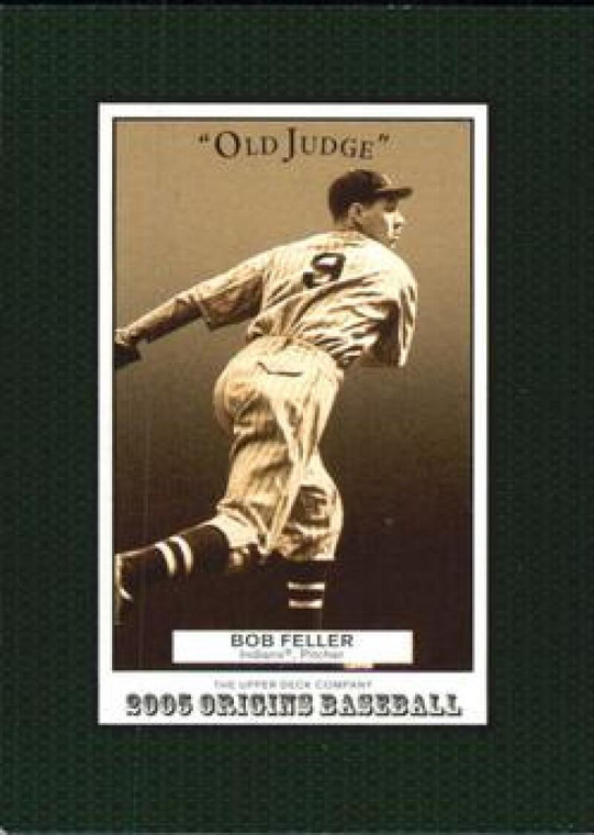 2005 UD Origins Old Judge #150 Bob Feller NM-MT Cleveland Indians 