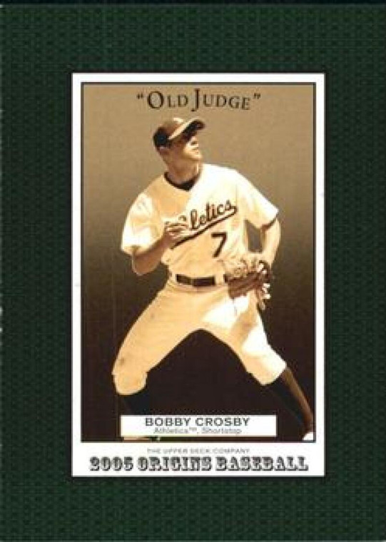 2005 UD Origins Old Judge #175 Bobby Crosby NM-MT Oakland Athletics 